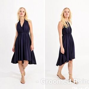 Molly Bracken Black V Neck Sleeveless Dress Size M